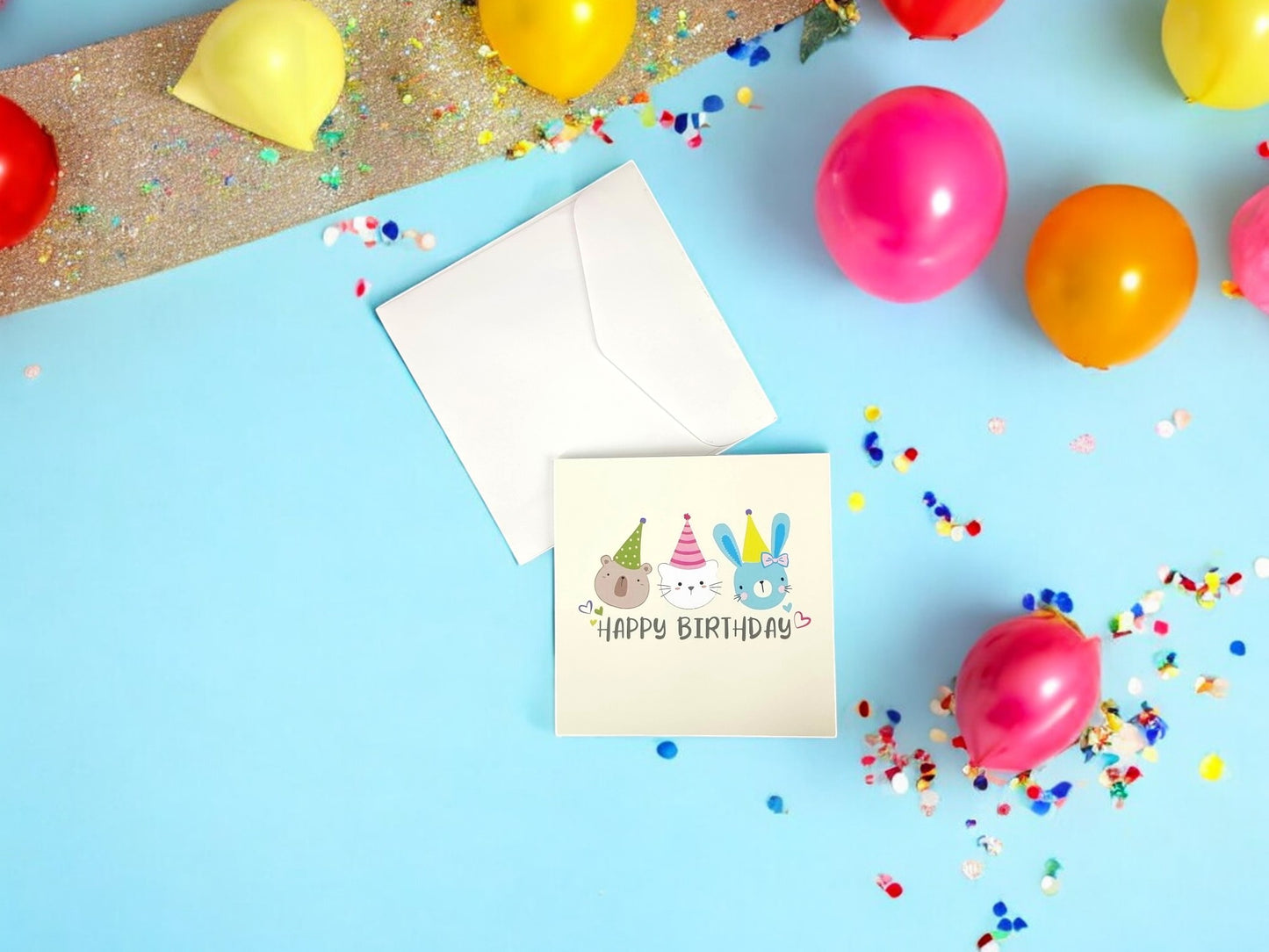 Pets in Birthday Hats