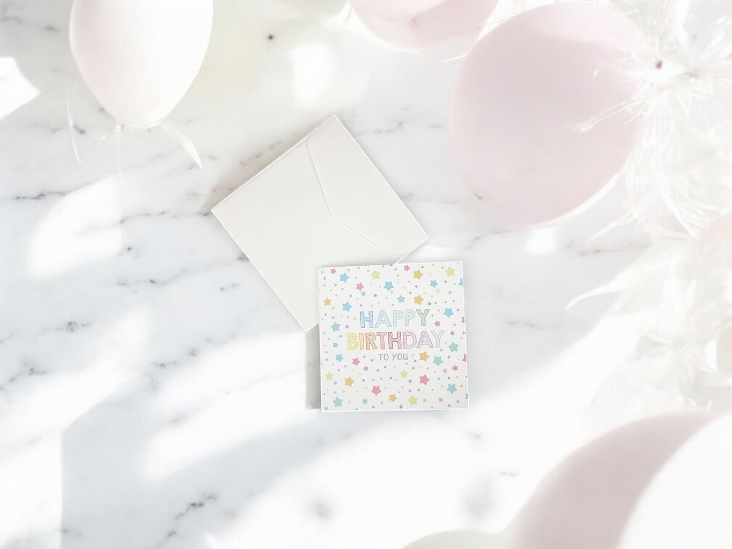 Confetti Showers & Birthday Stars