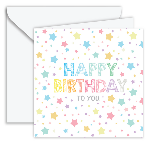 Confetti Showers & Birthday Stars