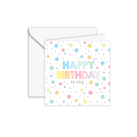 Confetti Showers & Birthday Stars